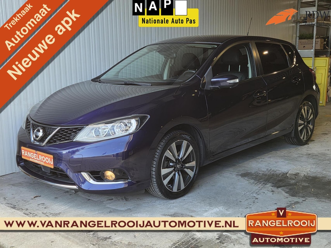 Nissan Pulsar - 1.2 DIG-T Tekna Aut., trekh., leer, 360 cam., stoelverw. - AutoWereld.nl