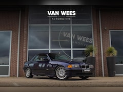 BMW 3-serie Cabrio - 320i E36 | HiFi audio | Motorsport velgen | Montrealblau | Leer | Sportstuur | Stoelverwar