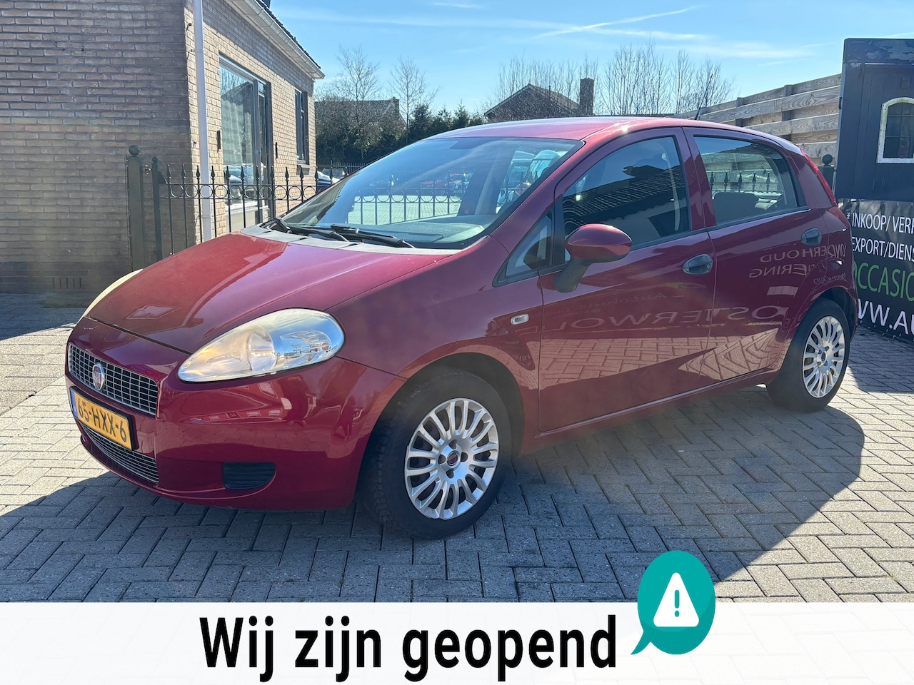 Fiat Grande Punto - 1.2 Active 1.2 Active 5drs, airco, nieuwe apk keuring ! - AutoWereld.nl