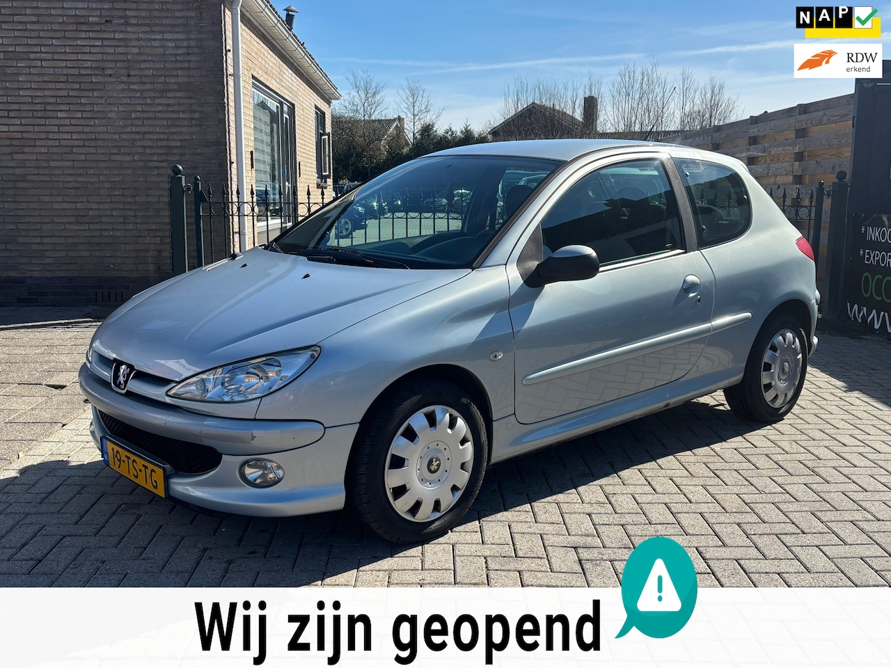 Peugeot 206 - 1.4 Air-line 3 || airco | nieuwe apk keuring ! - AutoWereld.nl