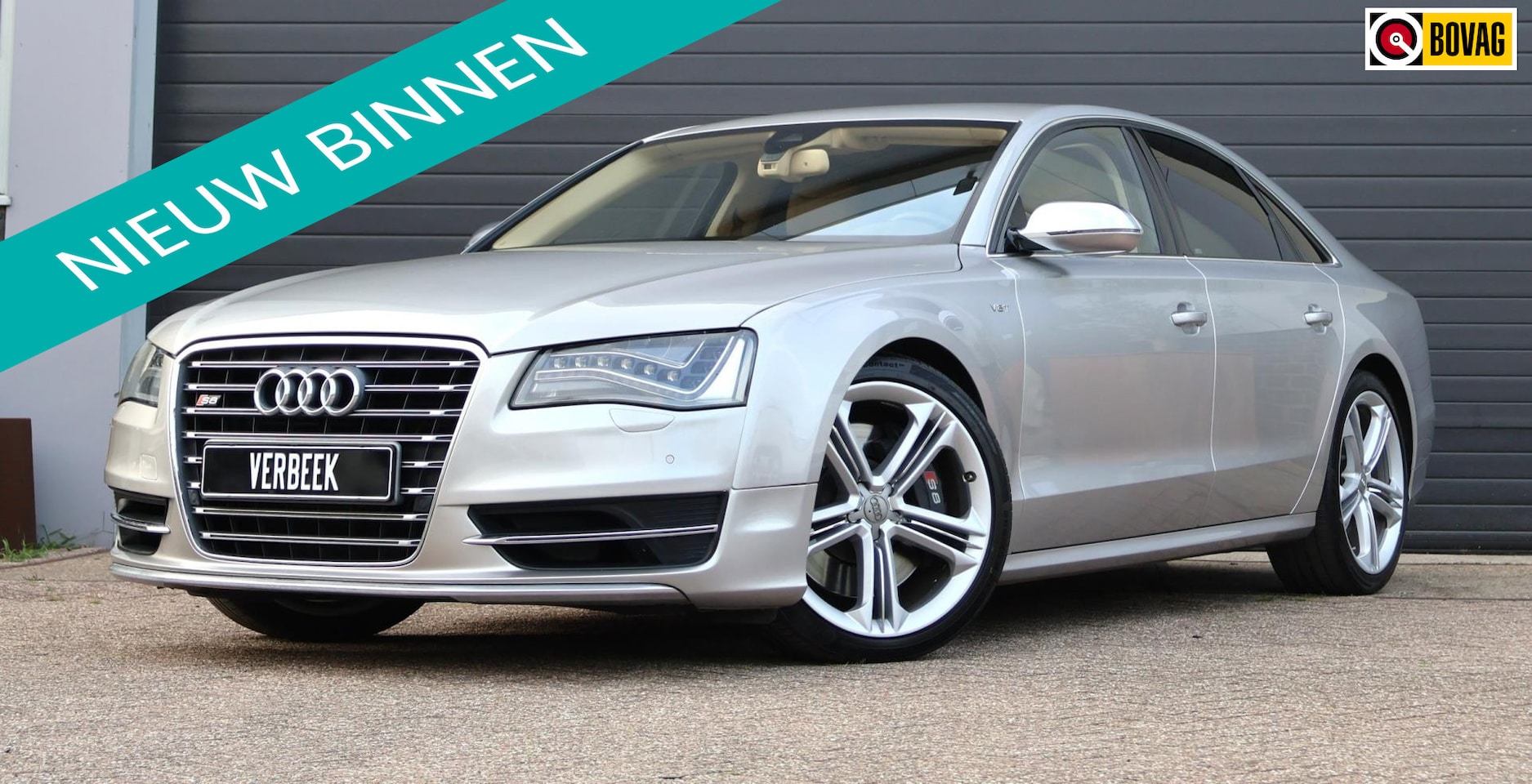 Audi S8 - 4.0 TFSI S8 quattro Pro Line+ Luxe/Leder/Carbon/520PK - AutoWereld.nl