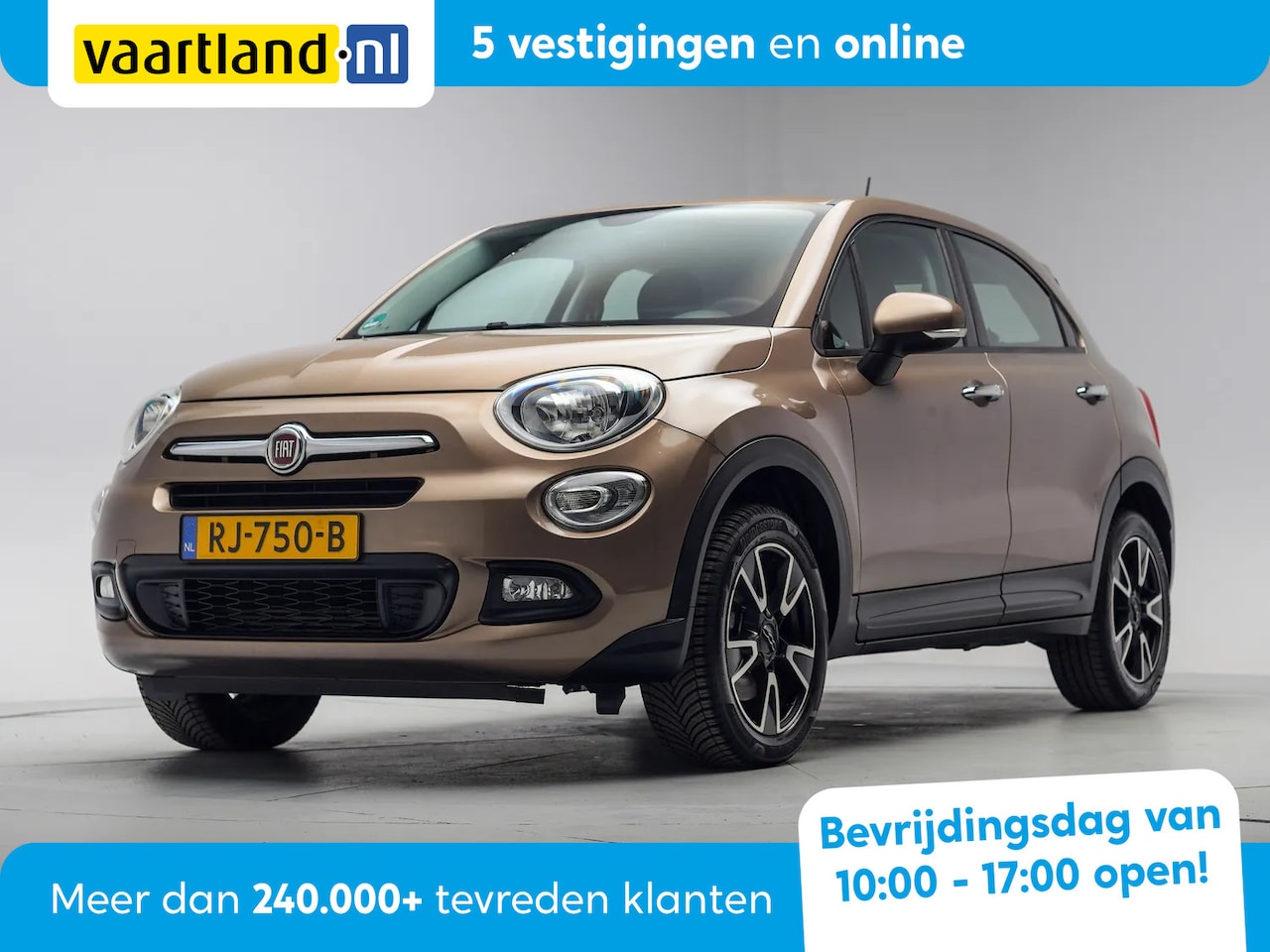 Fiat 500 X - 1.4 turbo Pop Star Aut. [ Navi Stoelverwarming Trekhaak ] - AutoWereld.nl