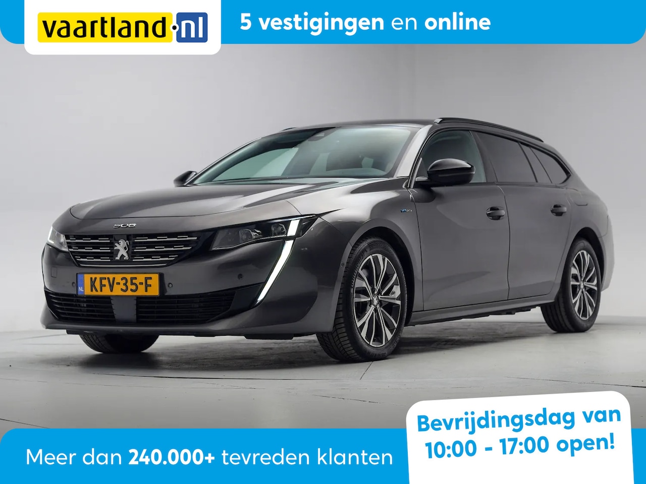Peugeot 508 SW - 1.6 HYbrid 224pk Allure Aut. [ LED Adapt.cruise Trekhaak ] - AutoWereld.nl