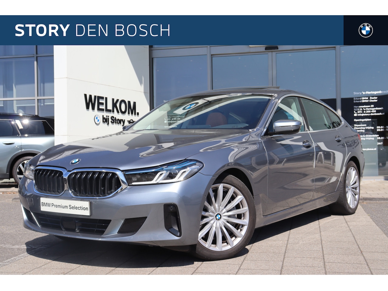 BMW 6-serie Gran Turismo - 640i xDrive High Executive Automaat / Trekhaak / Panoramadak / Comfortstoelen / Laserlight - AutoWereld.nl