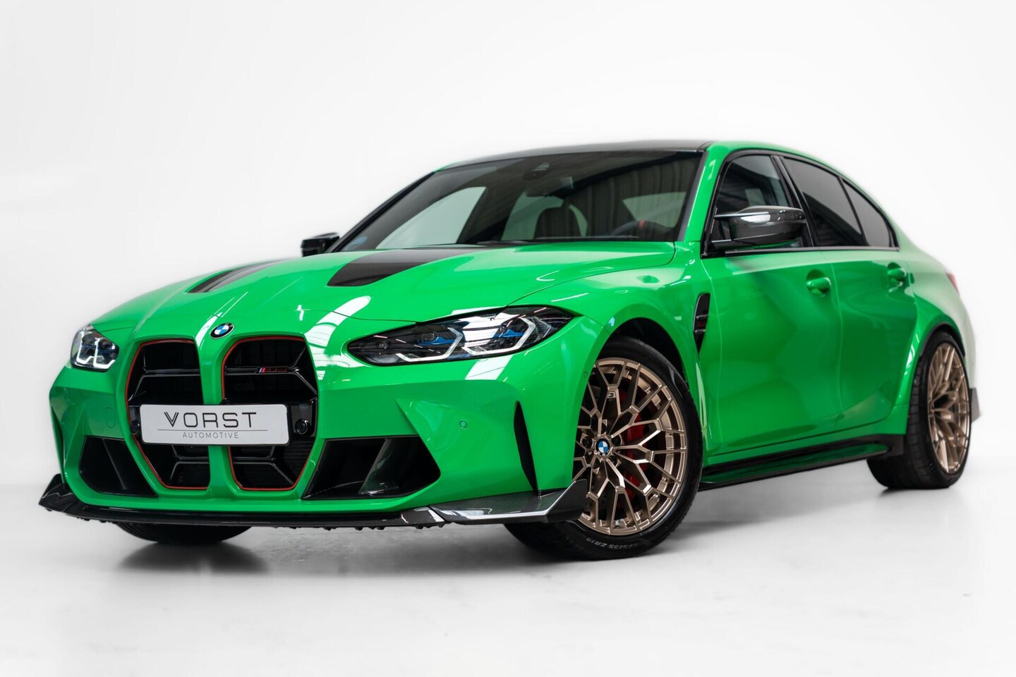 BMW M3 - 3-serie CS Akrapovic HJS ''Signal Green'' - AutoWereld.nl