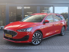 Ford Focus Wagon - 1.0 EcoBoost Hybrid Titanium X | Pilot-assist | Trekhaak | BLIS | Stoel+Stuurverwarming |
