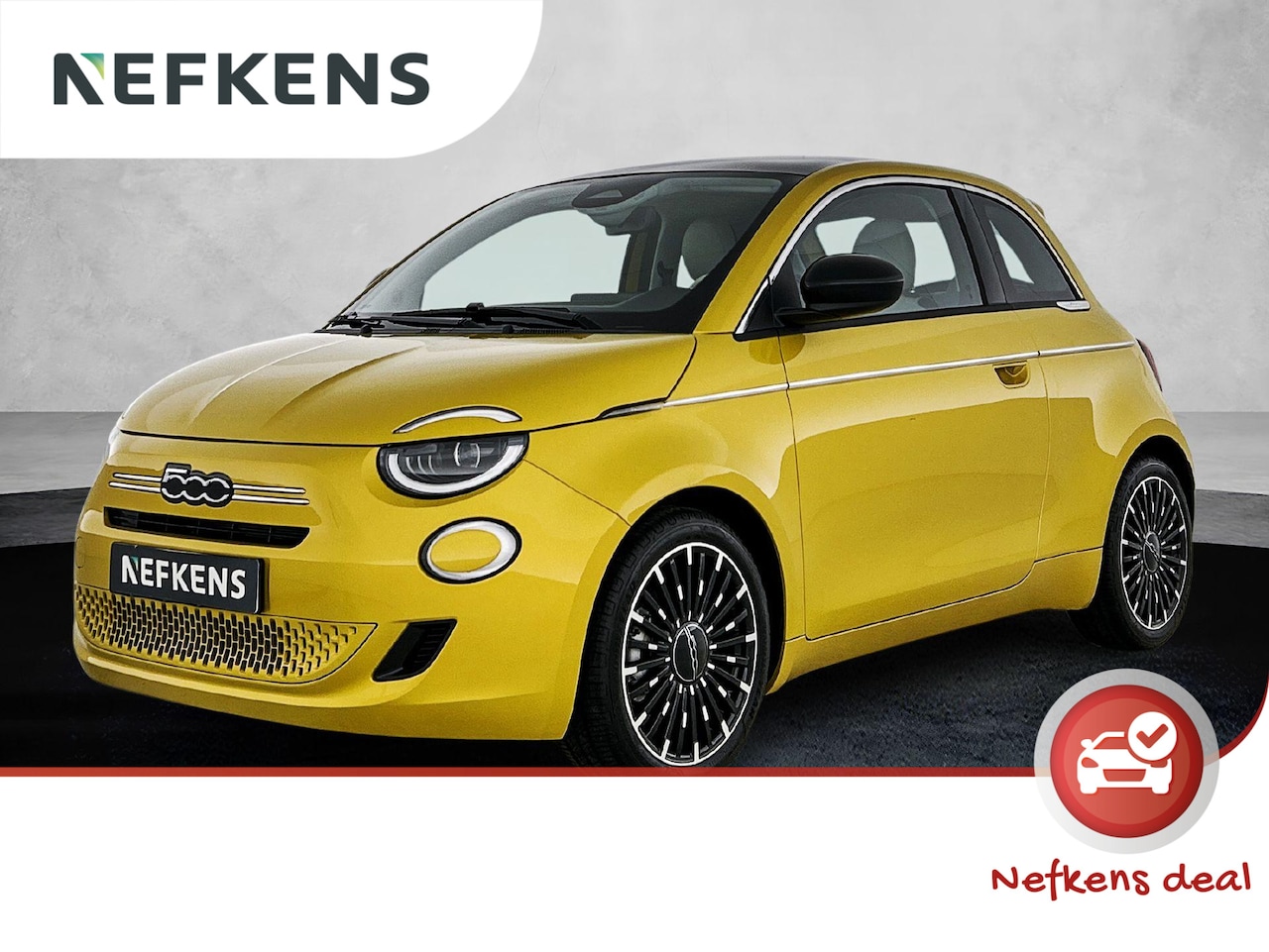 Fiat 500 - 500 1.0 hybrid La Prima 65 PK | Nieuw | Tot 8 jaar fabrieksgarantie | Panoramadak | Naviga - AutoWereld.nl