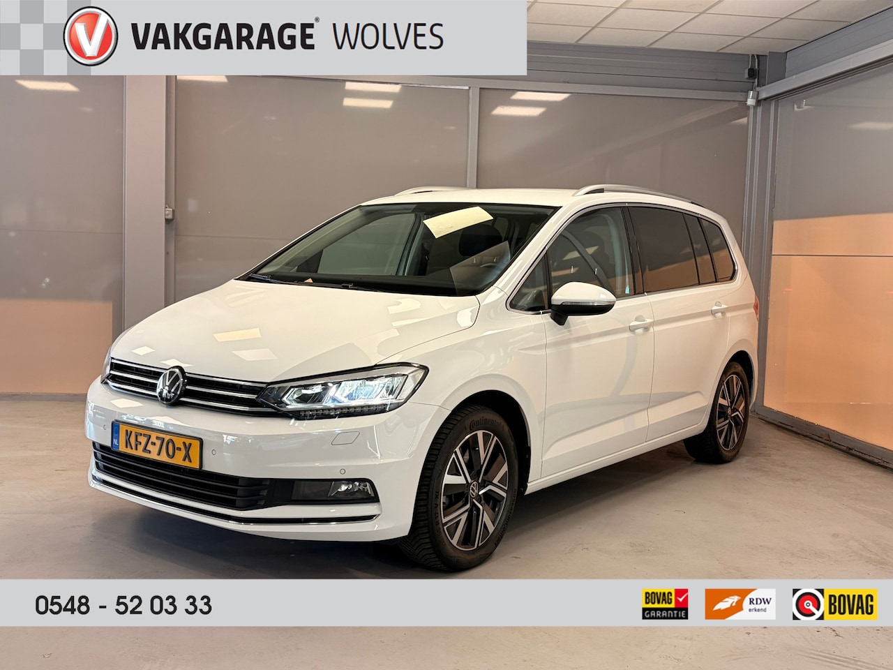 Volkswagen Touran - 1.5 TSI Highline 7p | LED | ELEKT.- ACHTERKLEP | CAMERA | - AutoWereld.nl