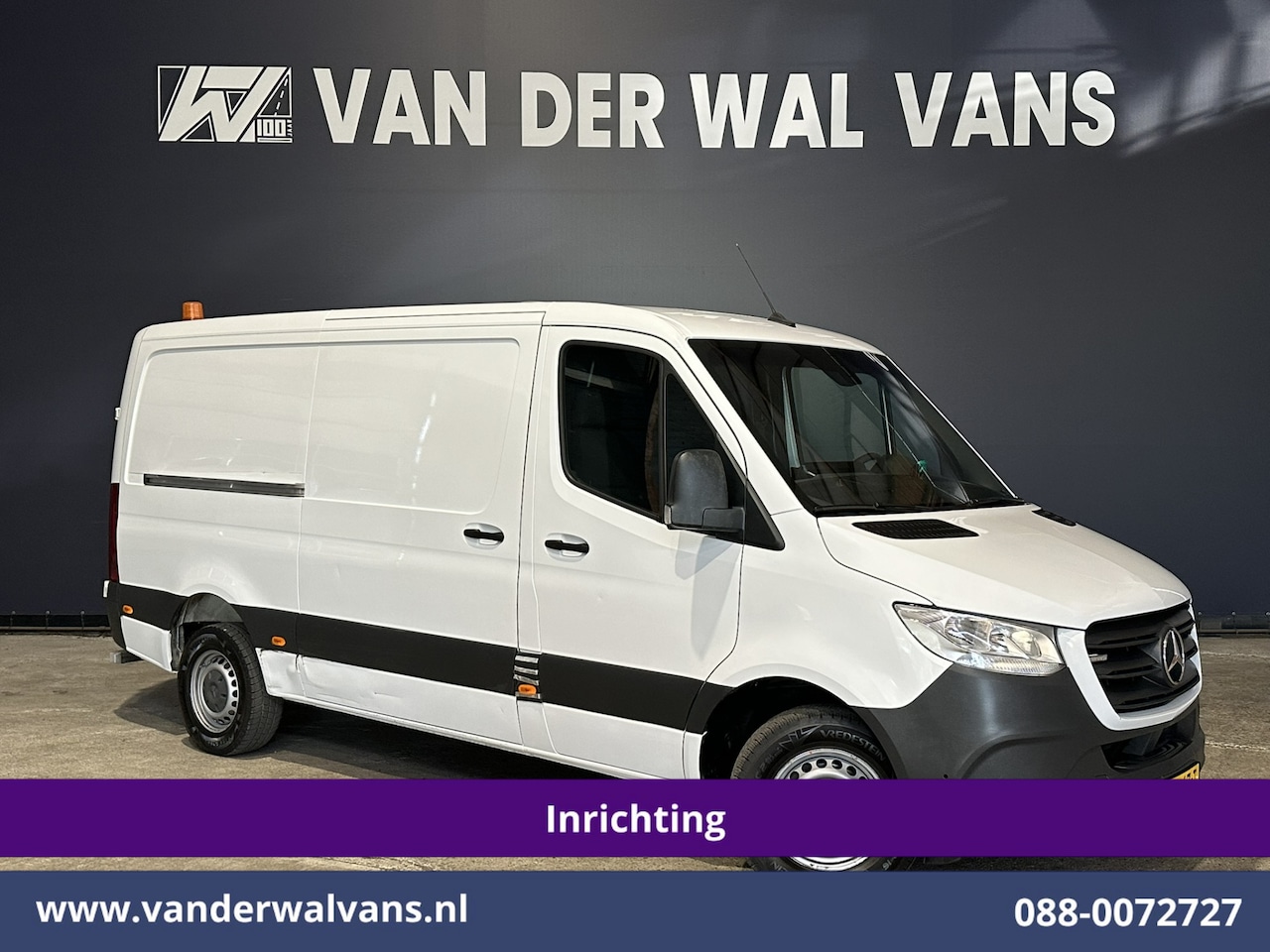 Mercedes-Benz Sprinter - 316 CDI 164pk 3500kg Trekhaak L2H1 Inrichting Euro6 Airco | Camera | Apple Carplay Android - AutoWereld.nl
