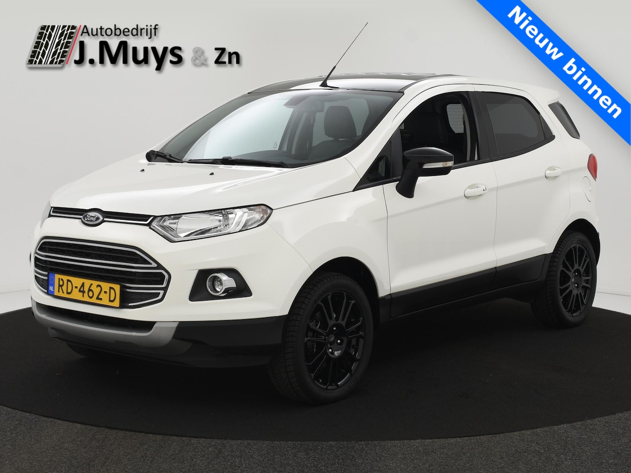 Ford EcoSport - 1.0 EcoBoost 125PK Titanium S NAVI|STOELVERW|CRUISE|1/2LEER|17INCH|PDC - AutoWereld.nl