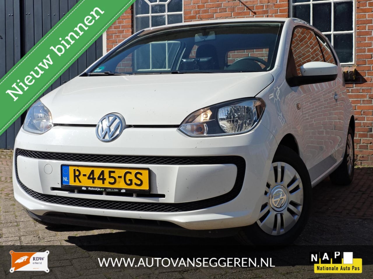 Volkswagen Up! - 1.0 - Garantie / APK / Elek. ramen - AutoWereld.nl