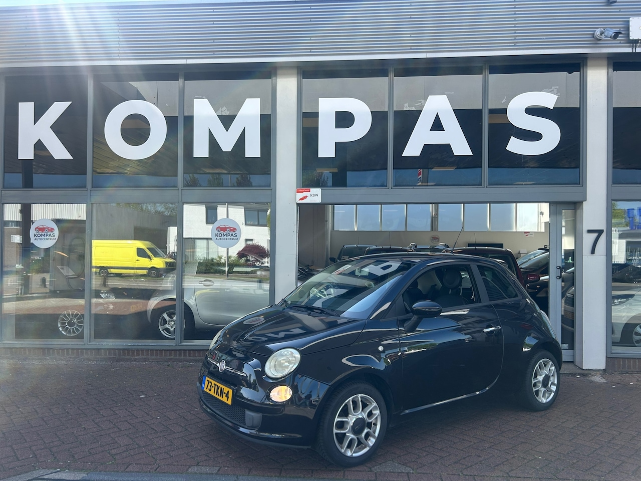Fiat 500 - 1.2 Lounge |AIRCO|APK2027|LEDER|LM.VELGEN|D.RIEM vv| - AutoWereld.nl