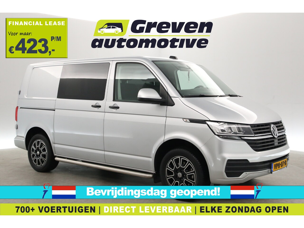 Volkswagen Transporter - 2.0 TDI L1H1 | Airco | Carplay | Sidebars | Elektrpakket - AutoWereld.nl
