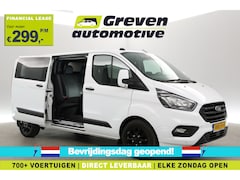 Ford Transit Custom - 2.0 TDCI L2H1 | DC | Aut. | Airco | Cruise | Camera | 2xSchuifdeur | Carplay | Navi | Trek