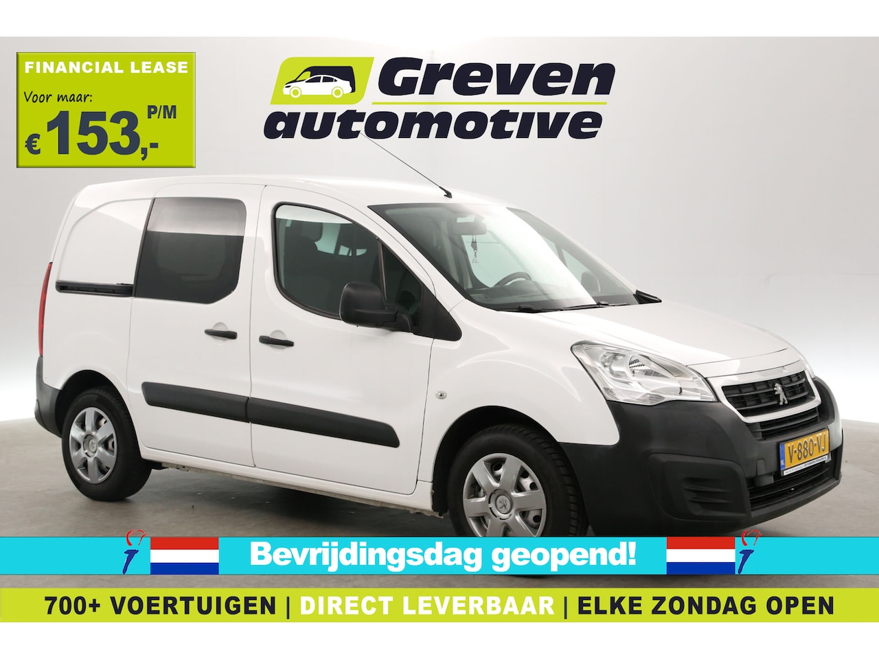 Peugeot Partner - 1.6 BlueHDi 100PK | Aut. | Airco | Cruise | Parkeersens. | Elektrpakket - AutoWereld.nl