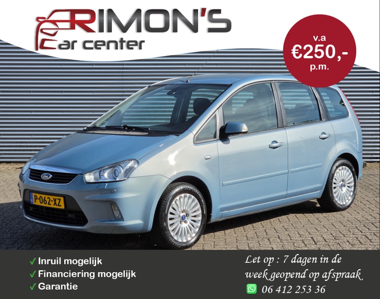 Ford C-Max - 2.0-16V Automaat Airco Navi Carplay Carplay - AutoWereld.nl