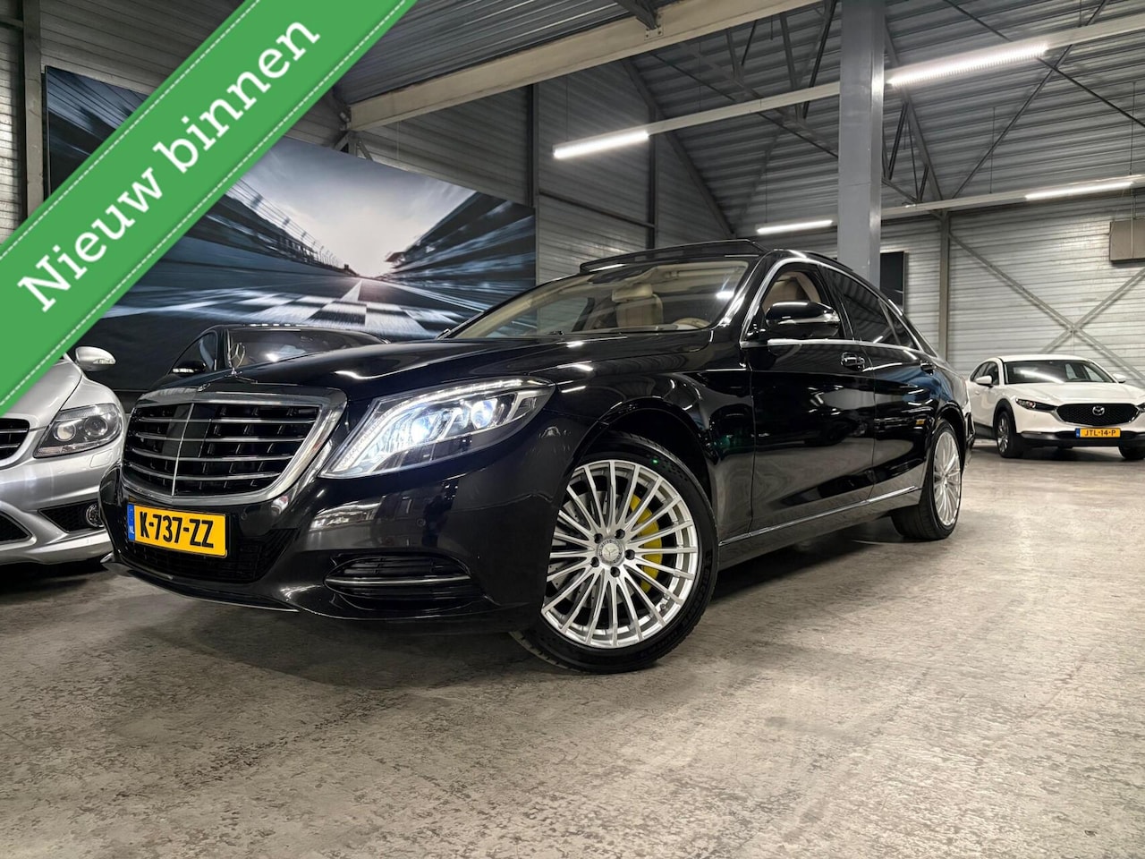 Mercedes-Benz S-klasse - 400 HYBRID Lang Prestige Plus|Burmester|Massage|Luchtvering Pano | - AutoWereld.nl