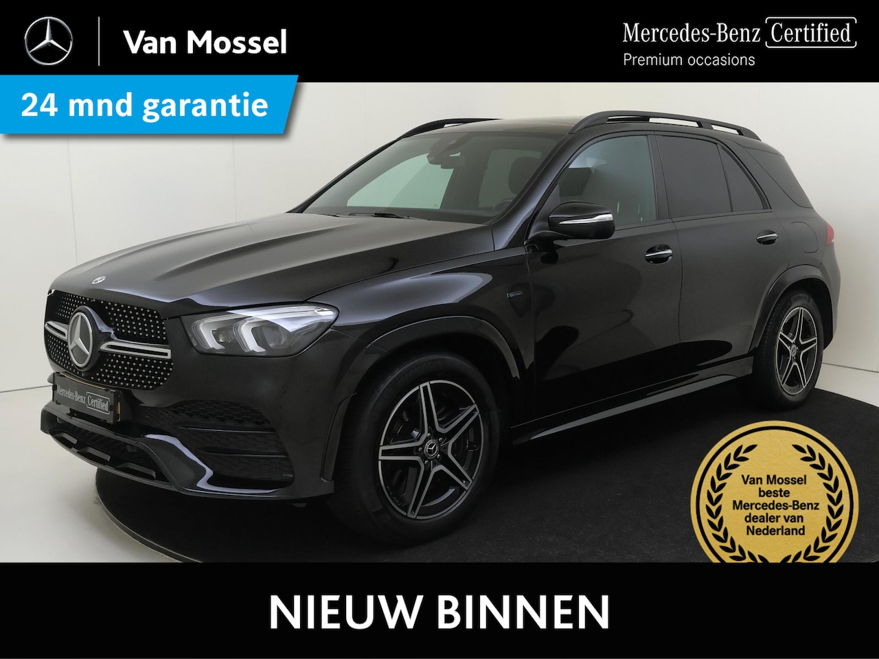 Mercedes-Benz GLE-Klasse - 350 de 4MATIC Premium Plus / AMG/ Night/ Panoramadak/ Memory/ Burmester/ El. Trekhaak - AutoWereld.nl