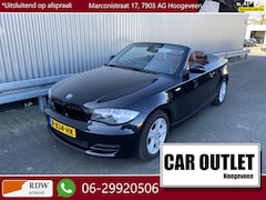 BMW 1-serie Cabrio - 118i Leer, Clima, Stoelvw, CC, Carplay, Windscherm, LM, nw. APK – Inruil Mogelijk –