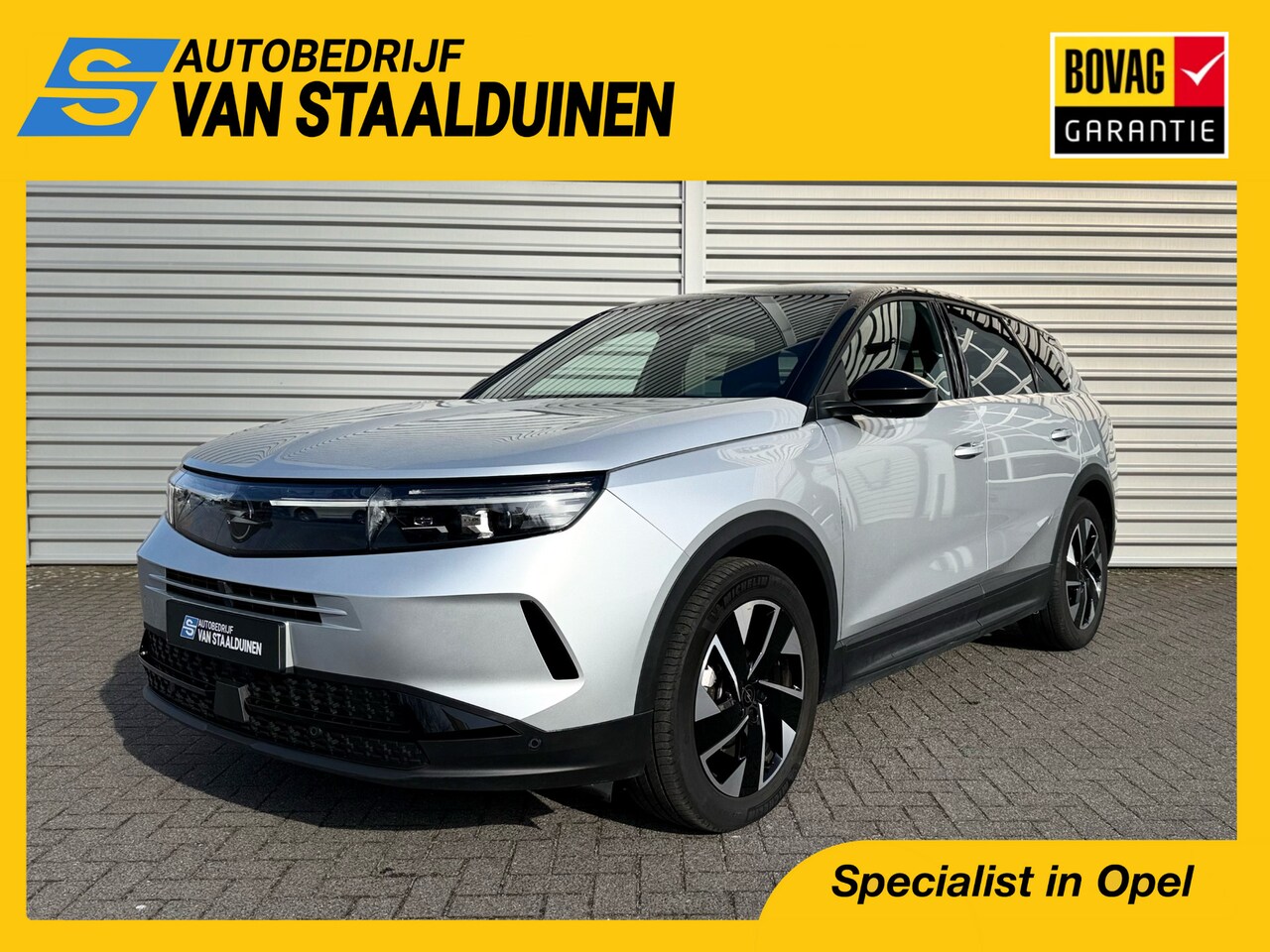 Opel Grandland - 1.2 Turbo 145pk Hybrid GS | Achteruitrijcamera | Comfortstoelen | Stoelverwarming | Apple - AutoWereld.nl