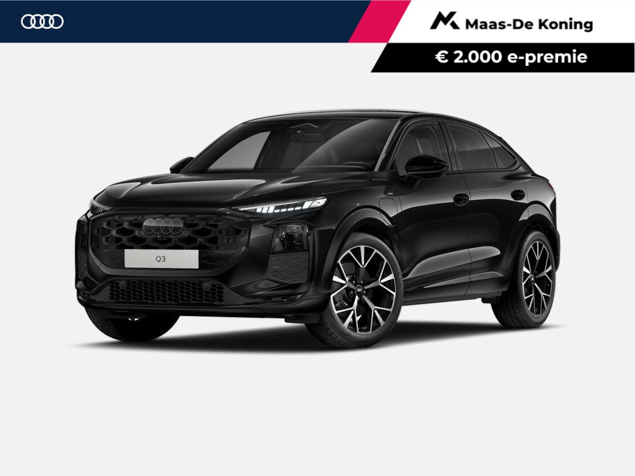 Audi Q3 Sportback - 1.5 200kW e-hybrid S edition 272 PK · Glazen panoramadak · Tech plus · Trekhaak elek. wegk - AutoWereld.nl