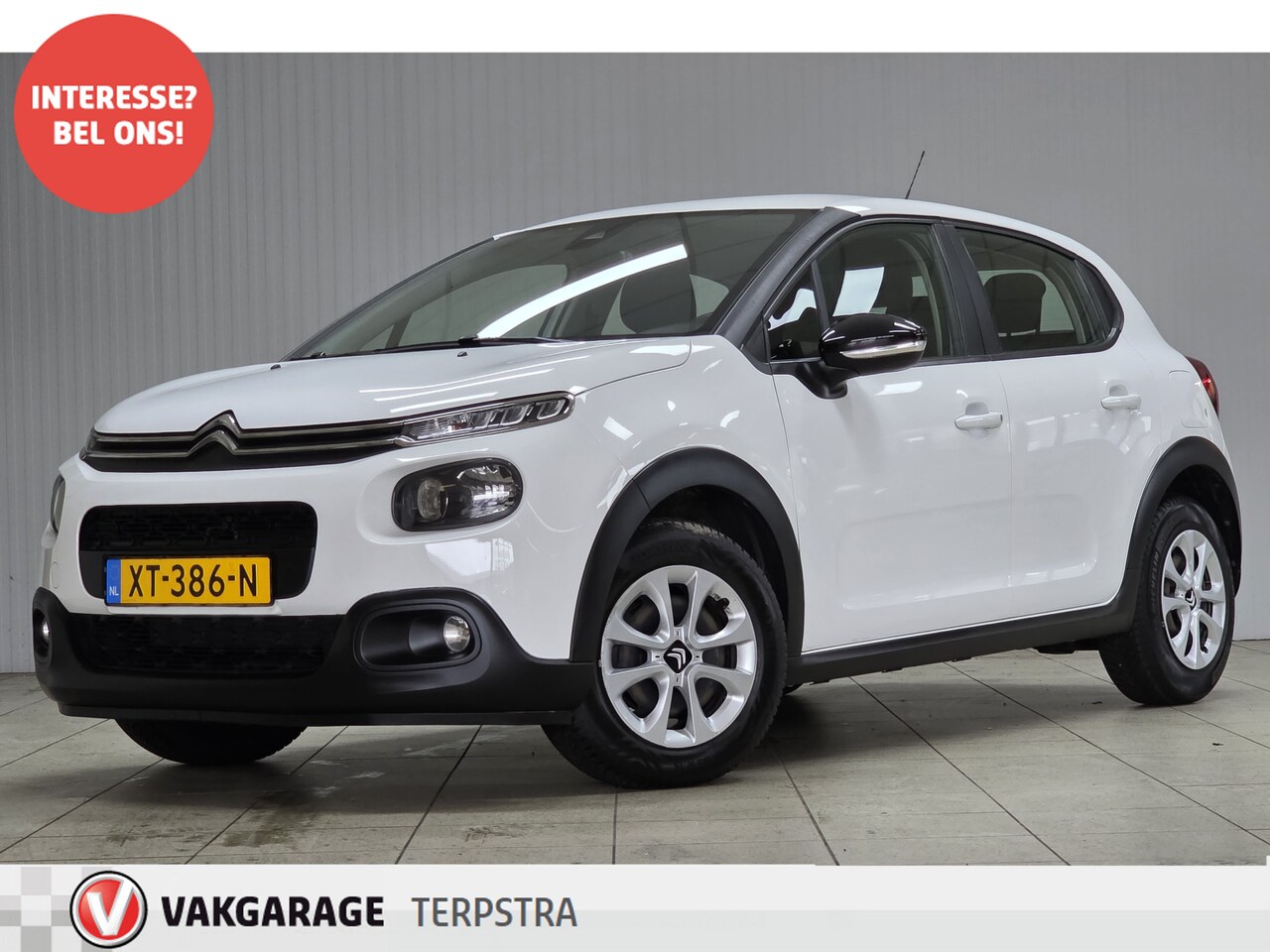 Citroën C3 - 1.2 PureTech S&S Feel/ D-Riem Verv. 119.000KM!/ Apple + Android/ Navi/ Clima/ Lane-Assist. - AutoWereld.nl