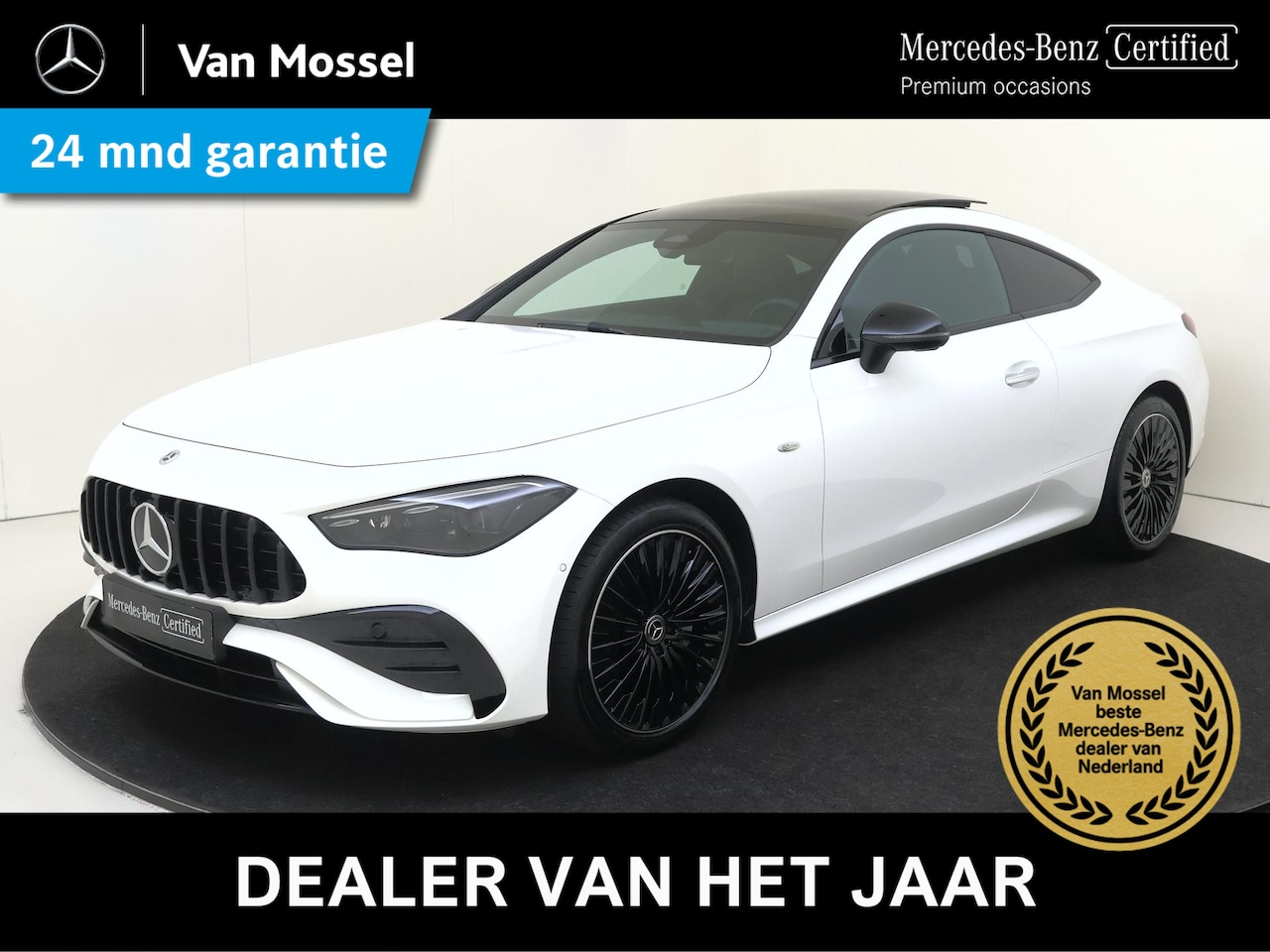 Mercedes-Benz CLE Coupé - 300 e AMG Line / Panoramadak/ 19 inch/ Night/ Burmester/ Digital Light/ Winter Pack/ - AutoWereld.nl