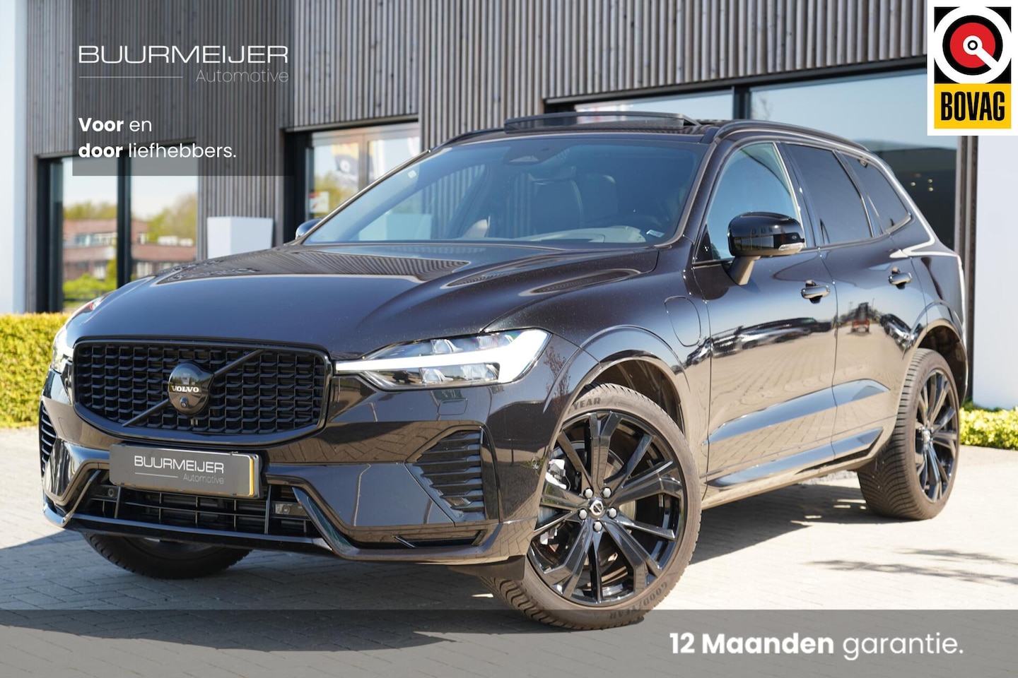 Volvo XC60 - T6 Plug-in hybrid AWD Ultra Black Edition Long Range | Luchtvering | Trekhaak | HUD | Pano - AutoWereld.nl