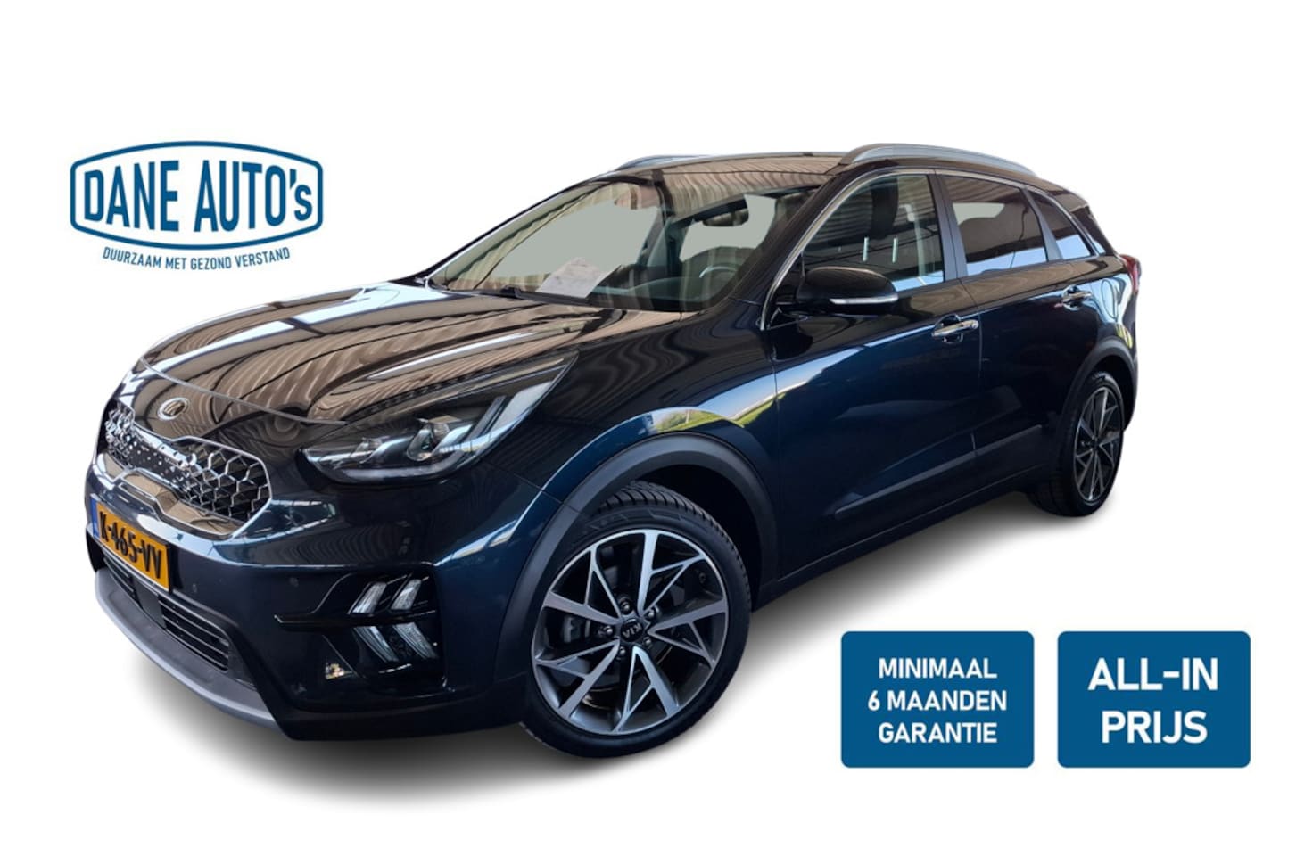 Kia Niro - 1.6 GDi Hybrid DynamicPlusLine | VOL LEDER | TREKHAAK | 18 inch - RIJKLAARPRIJS - AutoWereld.nl