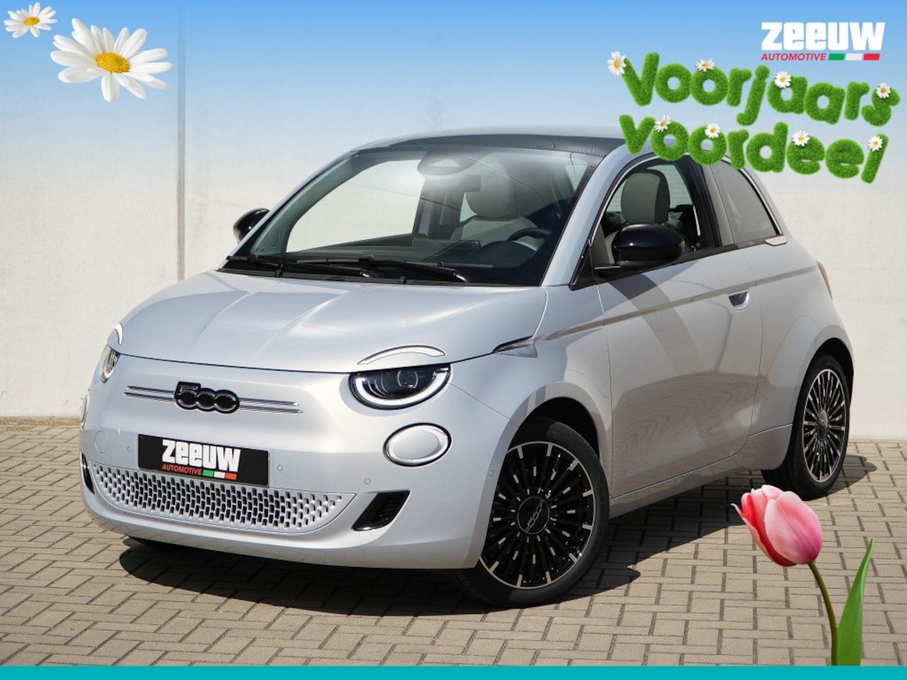 Fiat 500e - Icon 42 kWh | Pano | Style | Camera | Comfort | Carplay | 17" - AutoWereld.nl