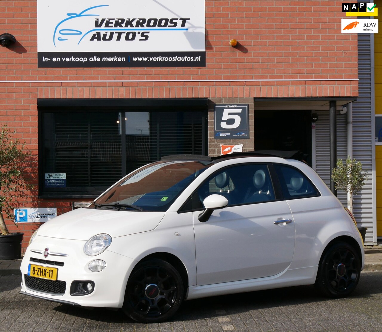 Fiat 500 C - 0.9 TwinAir Turbo Lounge.sport.cabrio.org ned - AutoWereld.nl