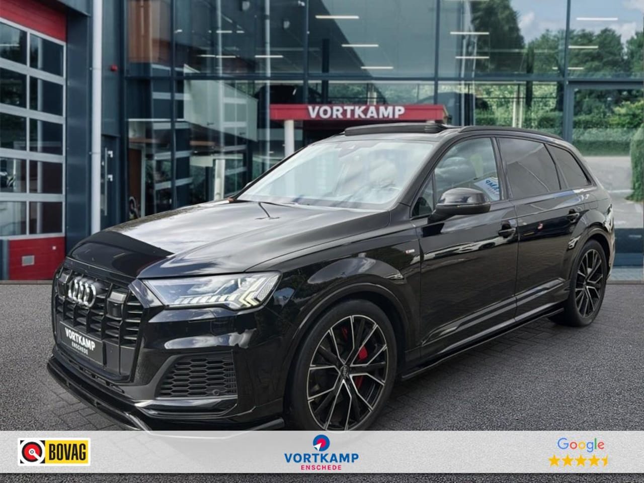 Audi Q7 - 60 TFSIe V6 QUATTRO S-LINE LUCHTVERING/PANO-DAK/CAMERA/MATRIX/ACC/AMBI-VERLICHT - AutoWereld.nl