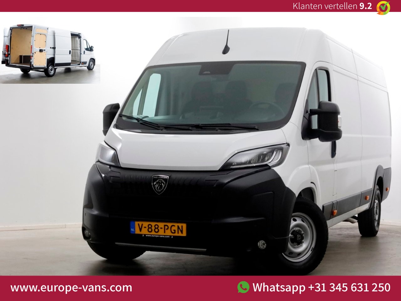 Peugeot Boxer - 2.2 BlueHDi 180pk Automaat L4H2 LED/ACC/Navi/Camera 11-2024 - AutoWereld.nl