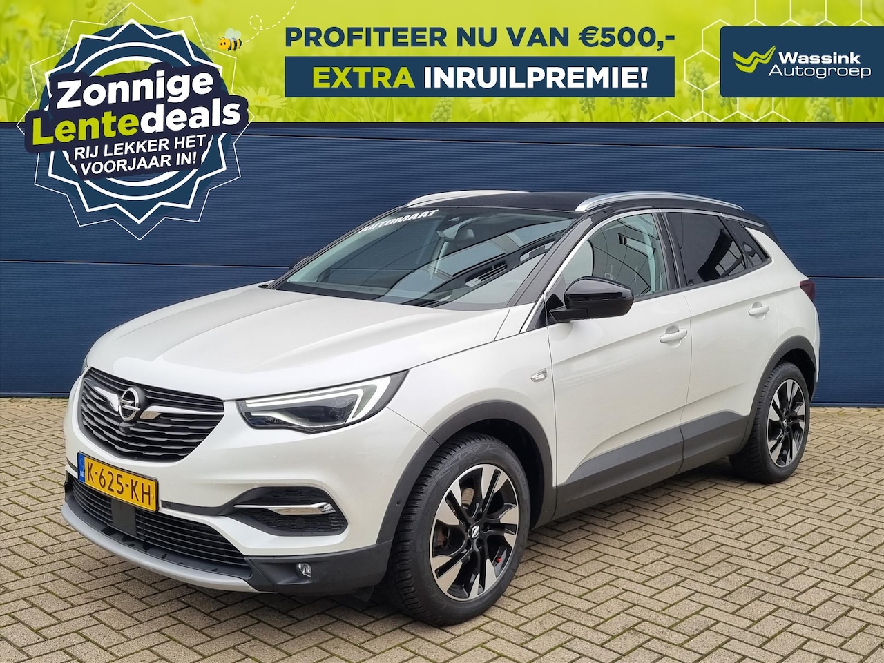 Opel Grandland X - 1.2 Turbo 130pk Business Elegance Automaat | LENTESALE | Navigatie | Denon Audio | Trekhaa - AutoWereld.nl