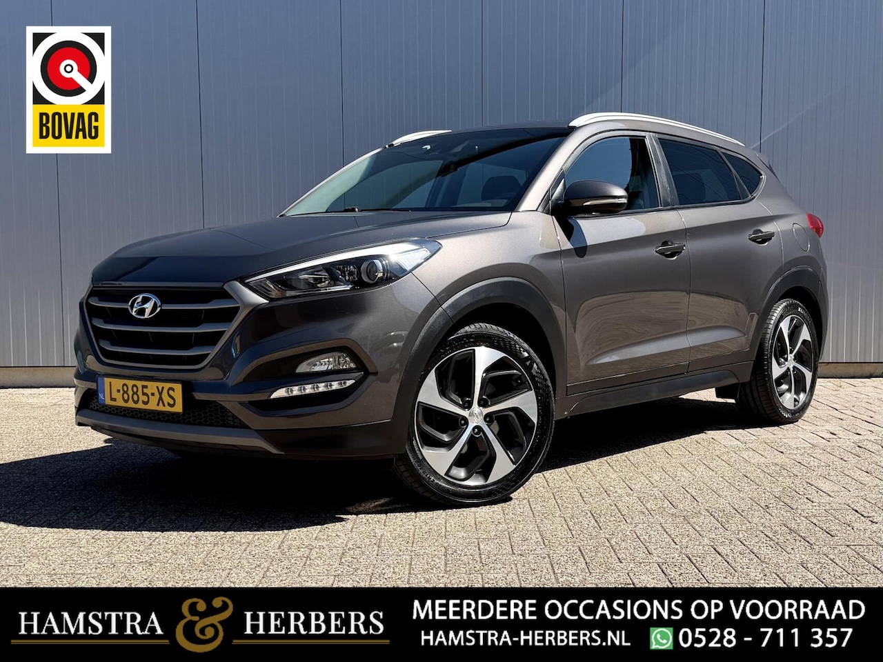 Hyundai Tucson - 1.6 T-GDi Comfort grijs, trekhaak - AutoWereld.nl