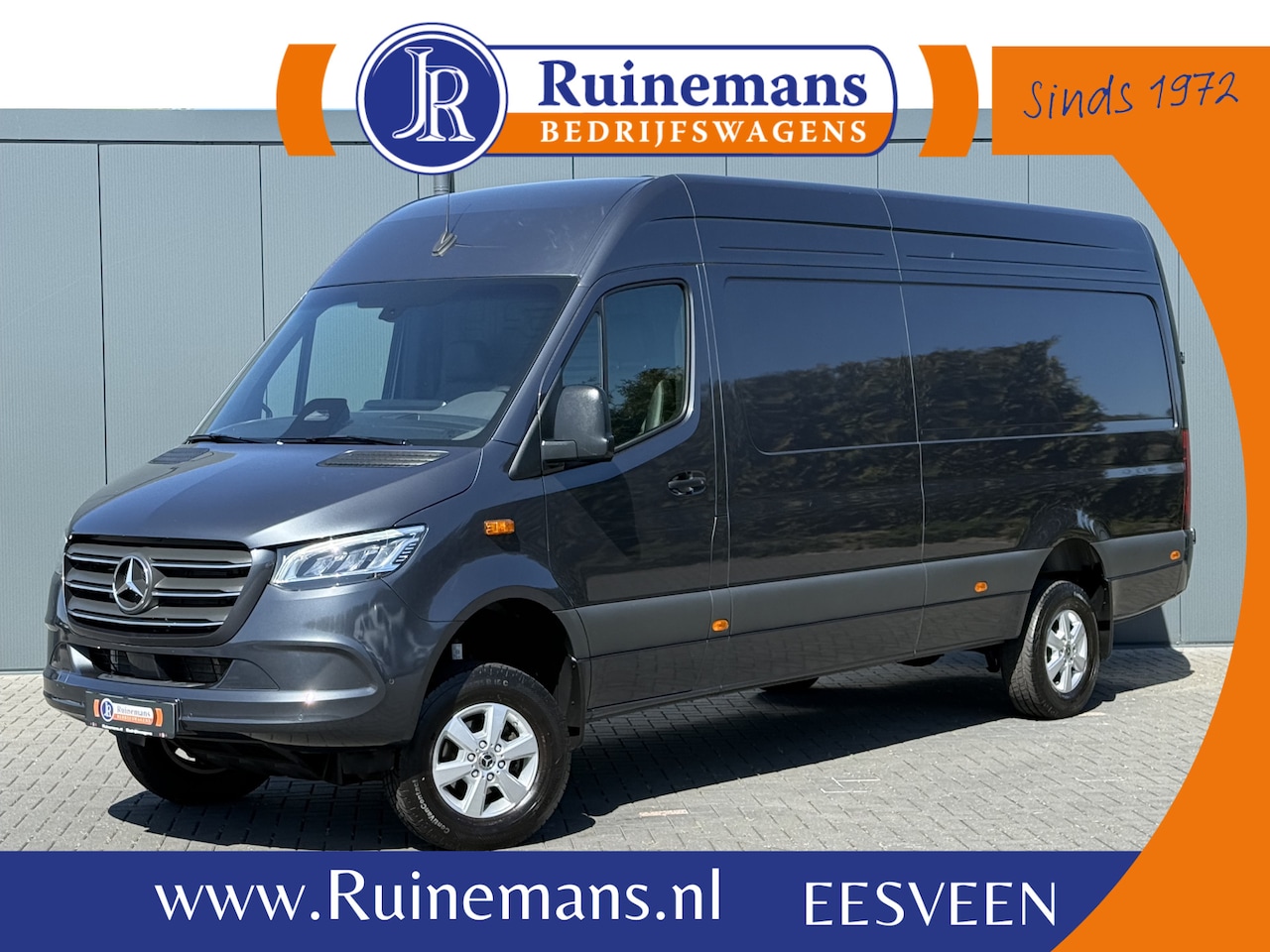 Mercedes-Benz Sprinter - 319 CDI 191 PK 4x4 AUTOMAAT FACELIFT BPM VRIJ !! / 9G-TRONIC / L3H2 / STUUR EN STOELVERWAR - AutoWereld.nl