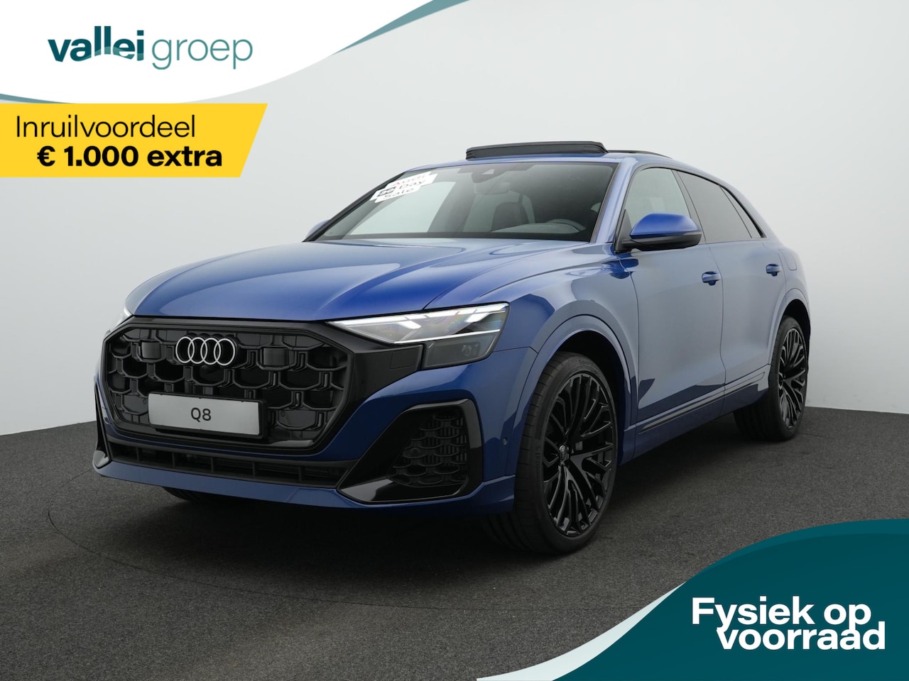 Audi Q8 e-tron - Pro Line S 55 TFSI e 394 pk | Bang & Olufsen Premium | 23 inch | Panoramadak | Trekhaak | - AutoWereld.nl