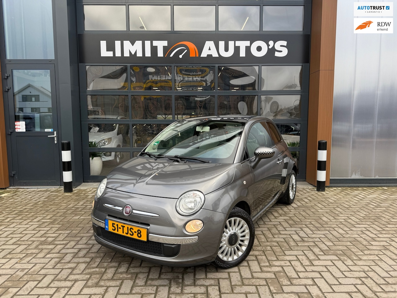 Fiat 500 - 0.9 TwinAir Lounge Airco/Pano/El.ramen/Lmv/Apk - AutoWereld.nl