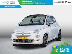 Fiat 500 C - 0.9 TwinAir Turbo Lounge | Leer | Climate Control | Regen- en lichtsensor | Parkeersensore