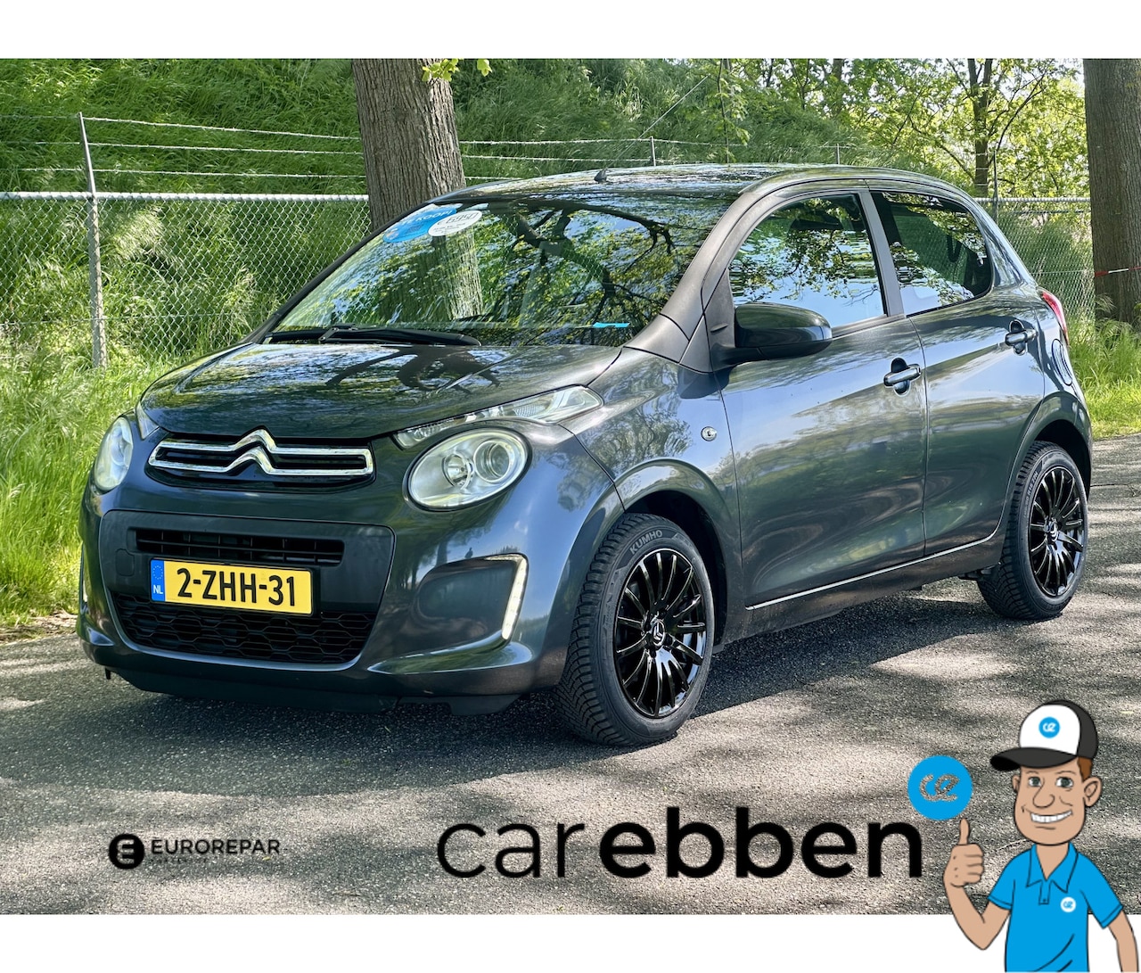 Citroën C1 - 1.0 e-VTi Shine | Airco | 5 deurs | Zeer nette auto | Zwarte velgen & nieuwe banden - AutoWereld.nl
