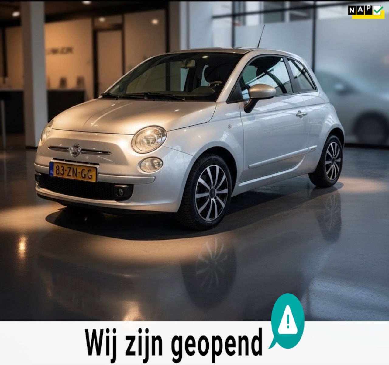 Fiat 500 - 1.2 Sport-airco-elek ramen - AutoWereld.nl
