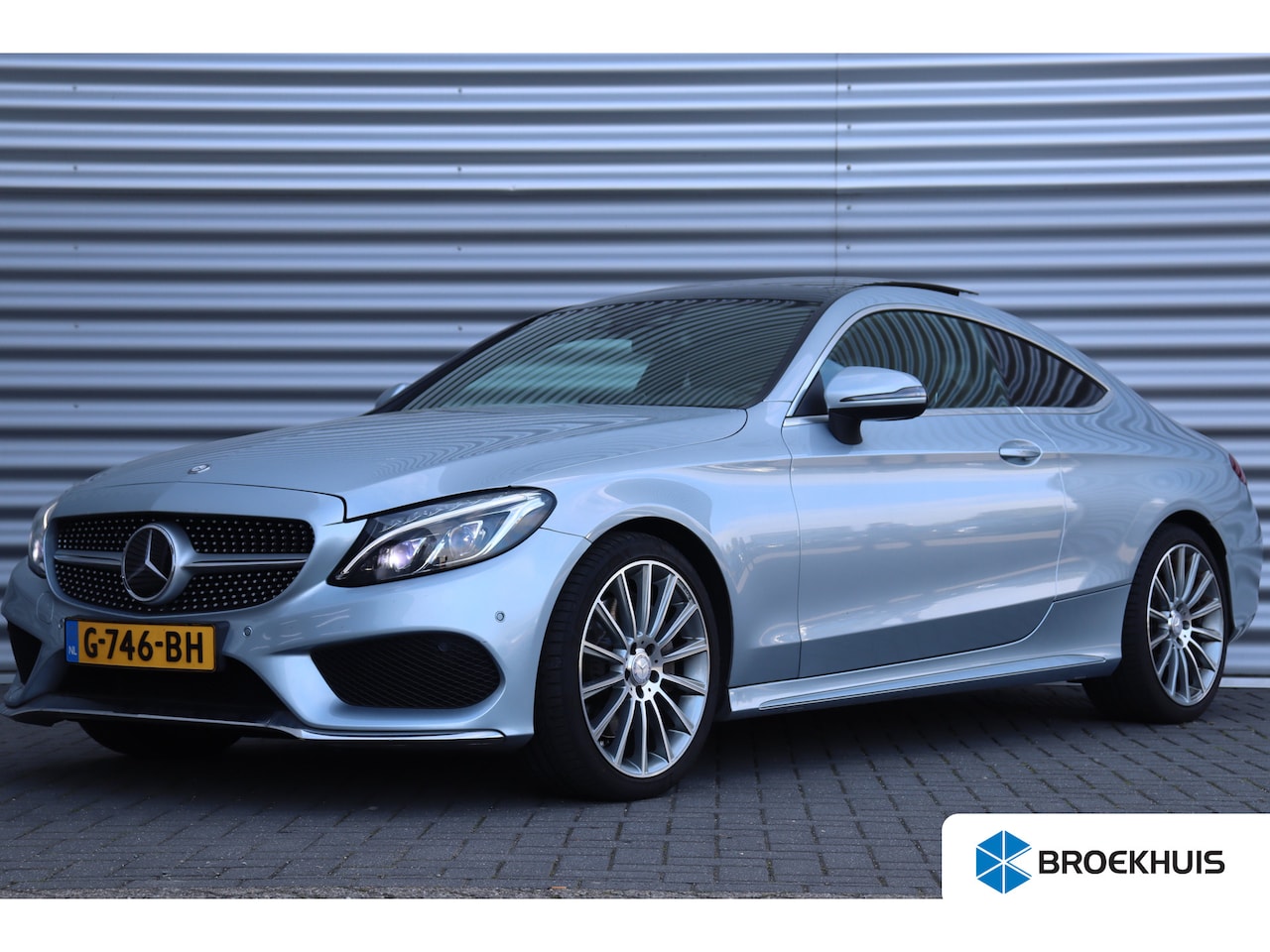 Mercedes-Benz C-klasse Coupé - 250 211PK PRESTIGE AMG LINE AUTOMAAT / NAVI / LEDER / CLIMA / FULL-LED / PDC / 19" LMV / C - AutoWereld.nl