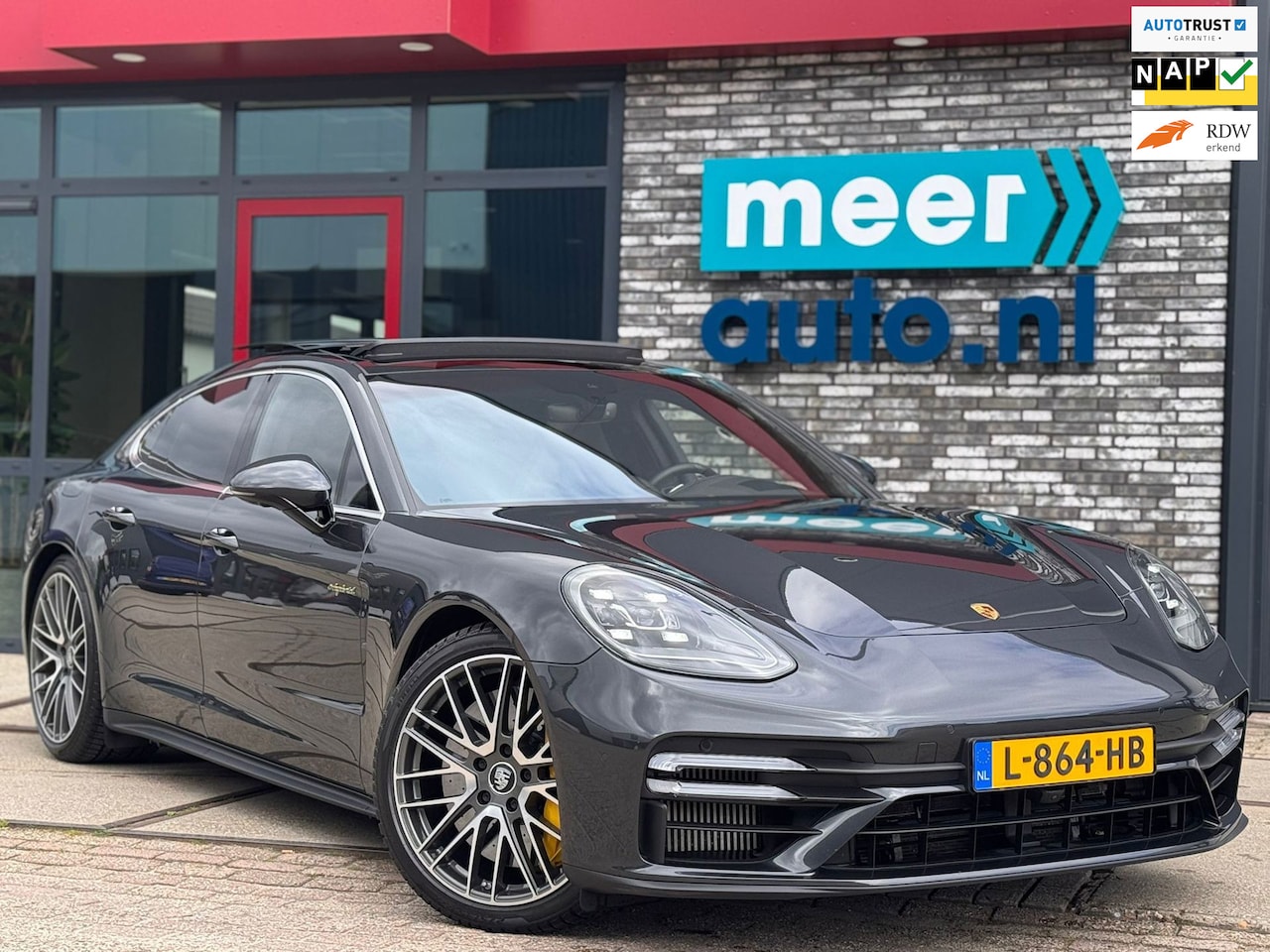 Porsche Panamera - 4.0 Turbo S E-Hybrid ORG.NL l APPROVED l 1e EIG l DEALER OND l CHRONO l KERAMISCH l 360 l - AutoWereld.nl