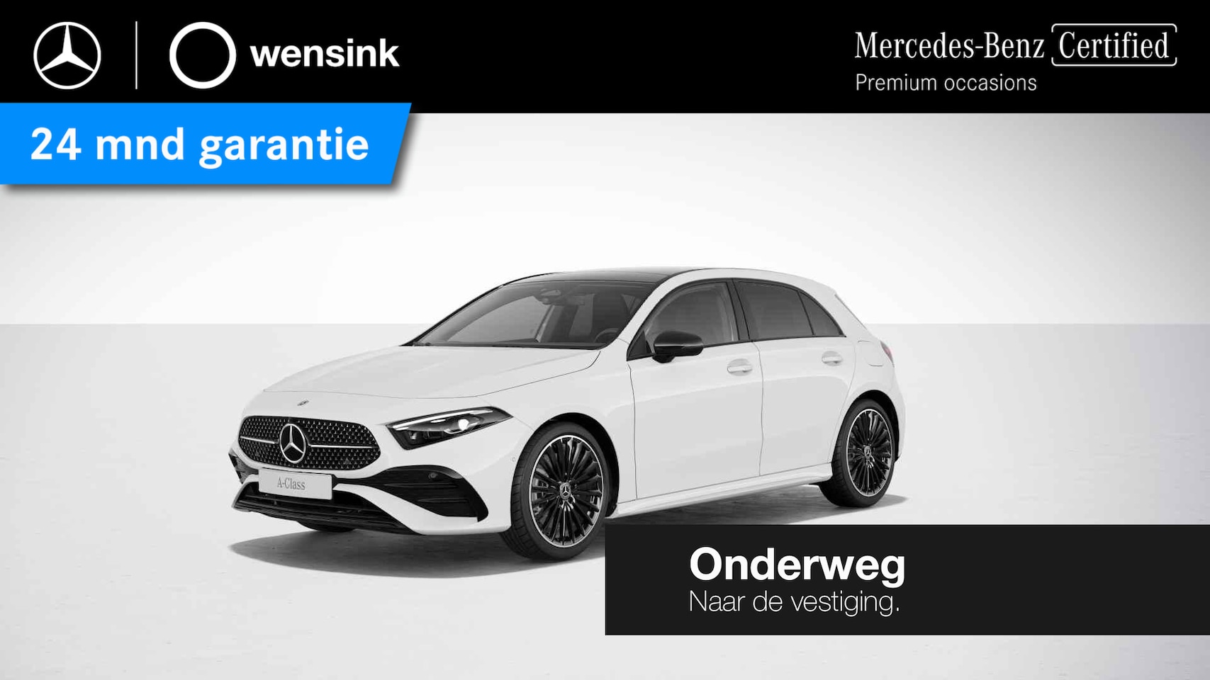 Mercedes-Benz A-klasse - 250 e Star Edition AMG Line | Night | Panoramadak | Multispaaks AMG velgen| Widescreen | S - AutoWereld.nl