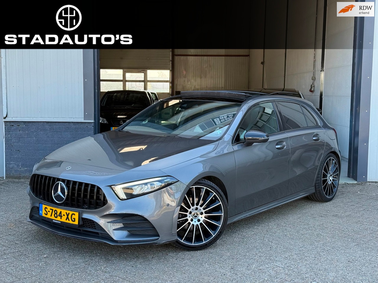 Mercedes-Benz A-klasse - 200 AMG Panoramadak|Widescreen|Sfeerverlichting! - AutoWereld.nl