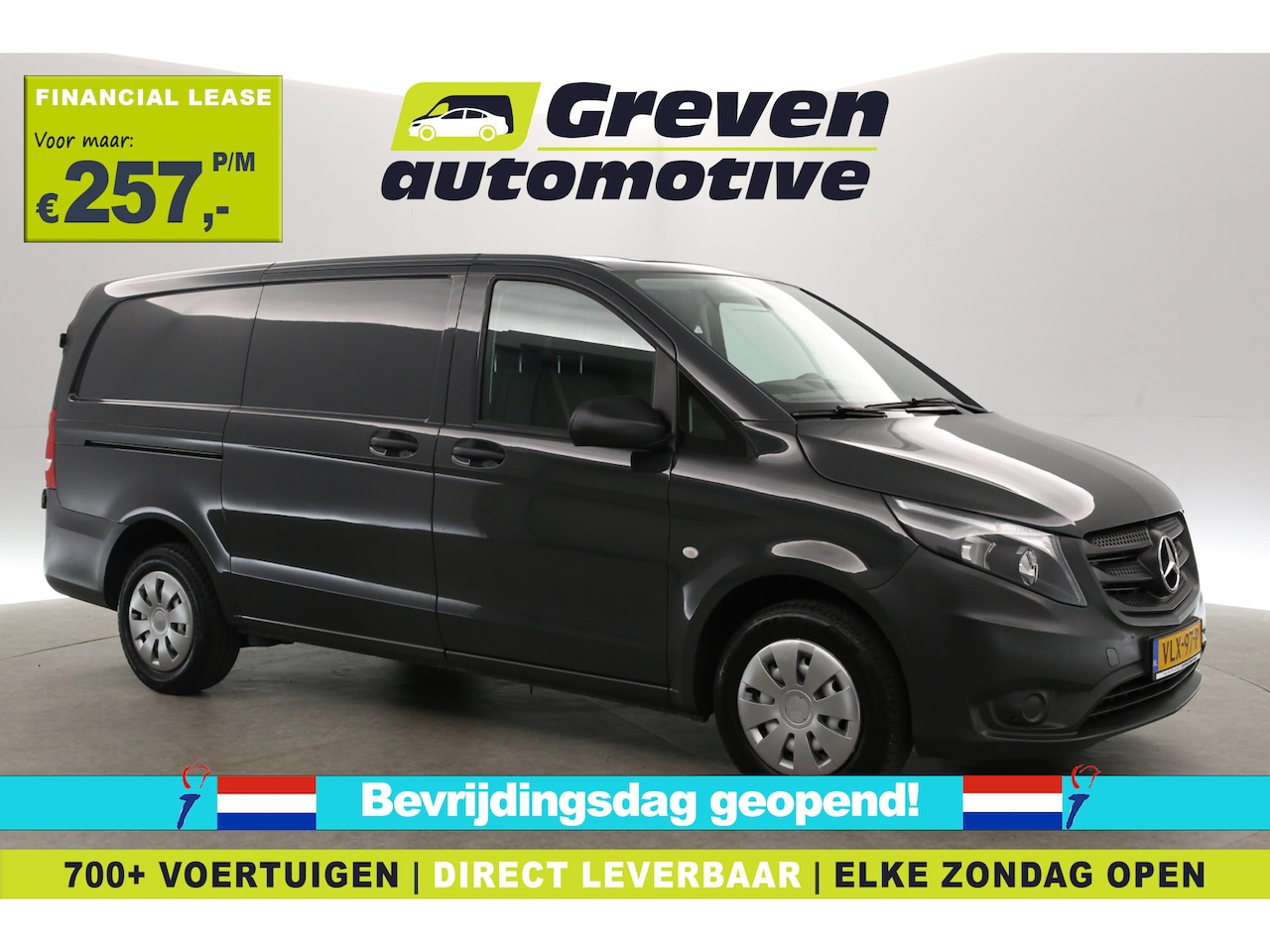 Mercedes-Benz Vito - 116 CDI Lang 164PK | Airco | Cruise | 3 Zits | Trekhaak - AutoWereld.nl