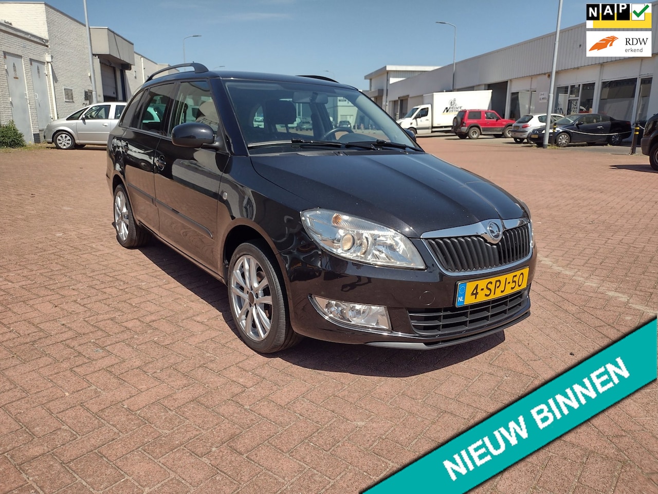 Skoda Fabia Combi - 1.2 TSI Sprint Pro MOOIE AUTO BEL 0619590613 APK 08-02-2027 5 DRS AIRCO - AutoWereld.nl