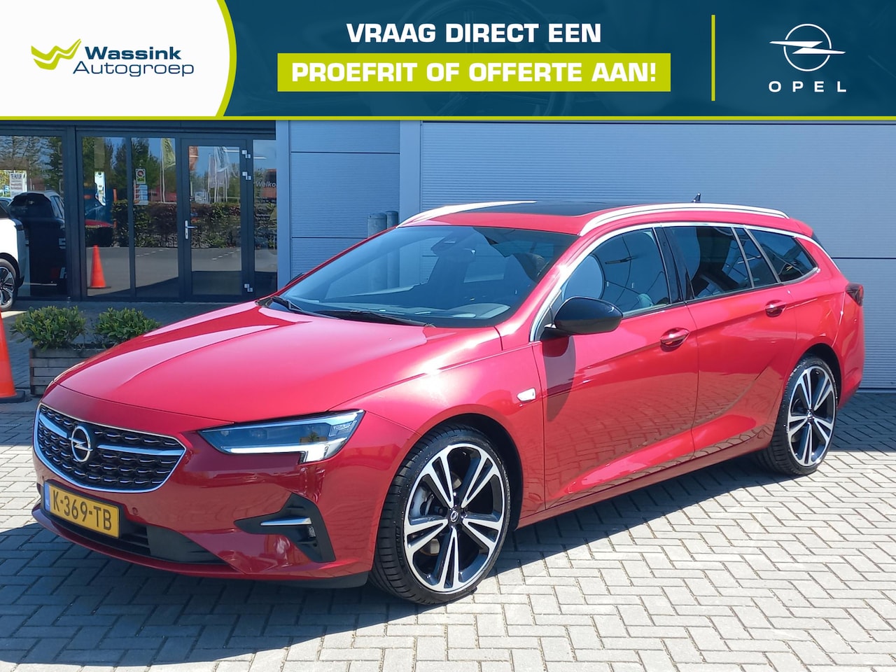 Opel Insignia Sports Tourer - 2.0T 200pk Ultimate Automaat | Climate control | Navigatie | Trekhaak (2000kg) | Open dak - AutoWereld.nl