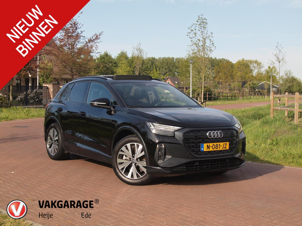 Audi Q4 e-tron - 40 Launch edition Advanced Plus 77 kWh | SOH 92% | Panoramadak | Sonos | Camera | Black op - AutoWereld.nl