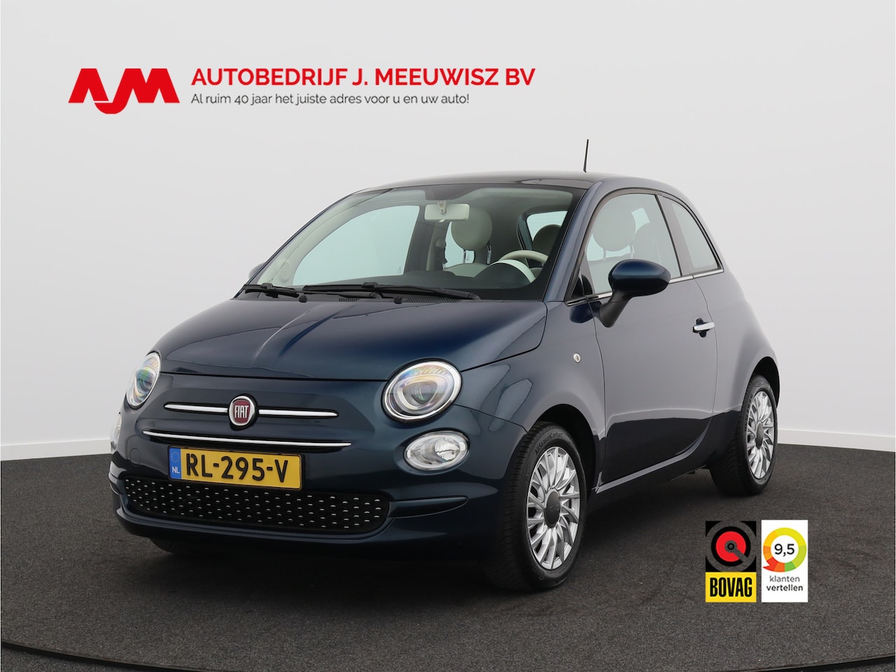 Fiat 500 - 0.9 TwinAir Turbo Lounge/ lage km/ zeer mooi! - AutoWereld.nl